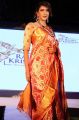 Telugu Actress Lakshmi Manchu Ramp Walk Photos in Silk Saree