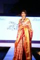 Actress Lakshmi Manchu in Silk Saree Ramp Walk Photos