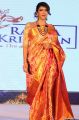 Actress Lakshmi Manchu in Silk Saree Ramp Walk Photos