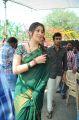 Lakshmi Rai Saree Photos at Rani Ranamma Movie Launch