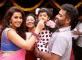 Actress Nikki Galrani @ Lalitha Shobi Daughter Syamantakamani Ashvika 2nd Birthday Celebration Photos