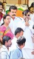 Vijayakanth, Premalatha, LK Sudhish Pay Last Respect to CM Jayalalitha Photos