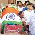 Actor Rajinikanth Pay Last Respect to CM Jayalalitha Photos