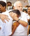 O. Panneerselvam crying with Narendra Modi Pay Last Respect to CM Jayalalitha Photos