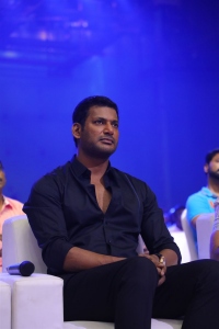 Vishal @ Laththi Movie Teaser Launch Stills