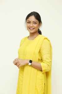 Actress Lavanya Sahukara Photos in Yellow Dress