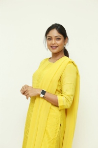 Actress Lavanya Sahukara Photos in Yellow Dress