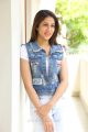 Actress Lavanya Tripathi in Jeans Jacket Stills @ Radha Movie Interview