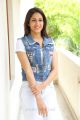 Actress Lavanya Tripathi in Jeans Jacket Stills @ Radha Movie Interview