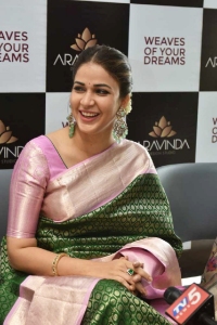 Actress Lavanya Tripathi in Silk Saree Photos