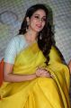 Telugu Actress Lavanya Tripathi Yellow Saree Photos