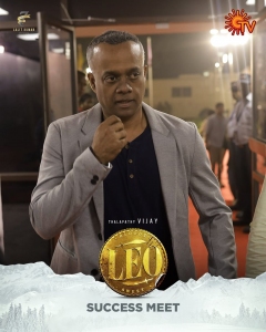 Gautham Vasudev Menon @ Leo Success Meet Stills