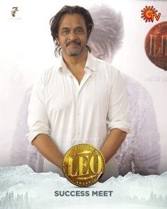 Arjun @ Leo Success Meet Stills