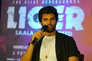 Actor Vijay Deverakonda @ Liger Movie Press Meet Stills