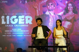 Vijay Deverakonda, Ananya Panday @ Liger Movie Press Meet Stills