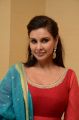 Actress Lisa Ray in Red Dress Photos