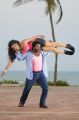 Karunas, Risha in Lodukku Pandi Tamil Movie Stills