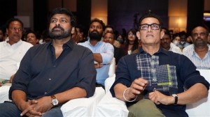 Chiranjeevi,Aamir Khan @ Love Story Pre Release Photos