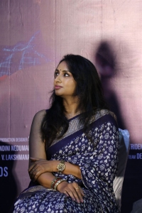 Actress Suhasini Kumaran @ Lucky Man Movie Press Meet Stills