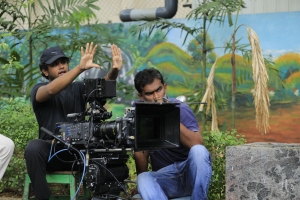 Cinematographer Sandeep K Vijay @ Lucky Man Movie Working Stills HD