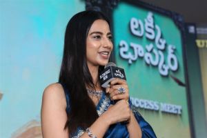 Meenakshi Chaudhary @ Lucky Bhaskar Success Celebration Photos