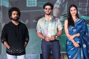 GV Prakash, Dulquer Salmaan, Meenakshi Chaudhary @ Lucky Bhaskar Success Celebration Photos