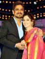 Nagarjuna & Tamanna at Cinemaa Awards 2012 Stills