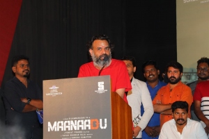 Premgi Amaren @ Maanaadu Movie Success Meet Stills