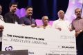 Kamal Hassan Presenting the Cheque of Rs 25 Lakhs to Adyar Cancer Institute