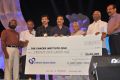 Kamal Hassan Presenting the Cheque of Rs 25 Lakhs to Adyar Cancer Institute