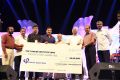 Kamal Hassan Presenting the Cheque of Rs 25 Lakhs to Adyar Cancer Institute