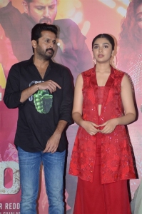 Nithin, Krithi Shetty @ Macherla Niyojakavargam Reddy Song Launch Stills