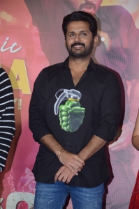 Nithin @ Macherla Niyojakavargam Reddy Song Launch Stills