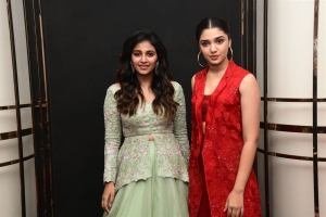 Anjali, Krithi Shetty @ Macherla Niyojakavargam Reddy Song Launch Stills