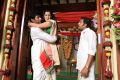 Vishal, Avaralakshmi, Santhanam in Madha Gaja Raja New Pics