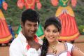 Vishal, Anjali in Madha Gaja Raja Telugu Movie Stills