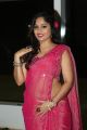 Actress Madhavi Latha Glam Pics In Pink Saree