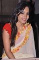 Telugu Actress Madhavi Latha Cream Color Saree Hot Stills