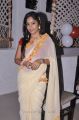Madhavi Latha Latest Hot Stills in Cream Georgette Saree
