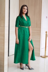 Actress Madhu Shalini Green Dress Photos