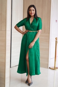 Actress Madhu Shalini Green Dress Photos