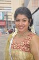 Actress Madhushree Photos in Golden Churidar