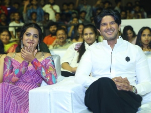 Sri Gouri Priya Reddy, Dulquer Salmaan @ MAD Movie Pre-Release Event Stills