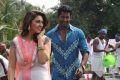 Hansika Motwani, Vishal in Maga Maharaju Telugu Movie Stills