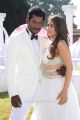 Vishal, Hansika Motwani in Maga Maharaju Telugu Movie Stills