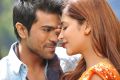 Ram Charan, Shruti Hassan in Magadheera Tamil Movie Stills