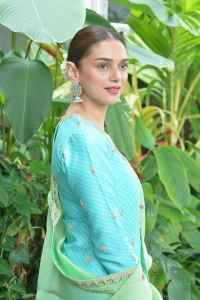 Actress Aditi Rao Hydari New Stills @ Maha Samudram Movie Promotions