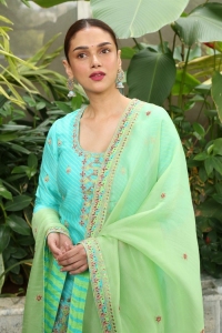 Actress Aditi Rao Hydari Stills @ Maha Samudram Movie Promotions