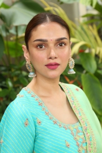 Actress Aditi Rao Hydari New Stills @ Maha Samudram Movie Promotions