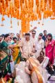 MK Alagiri @ Mahat Raghavendra Prachi Mishra Wedding Stills